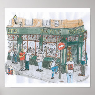 Beehive NEWCASTLE 1990 Poster