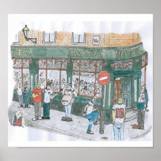 Beehive NEWCASTLE 1990 Poster