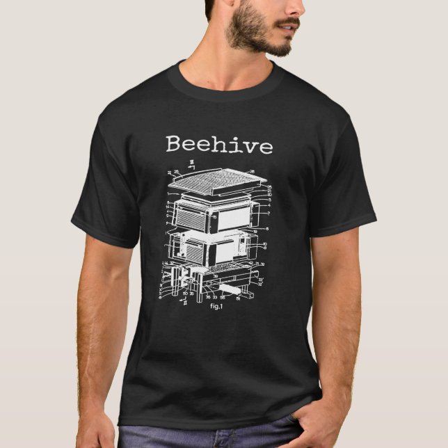 Beehive Patent  Beekeeper T-Shirt (Front)