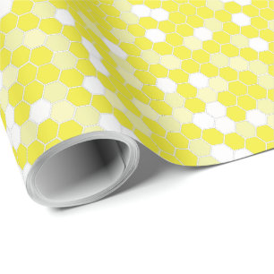 Beehive pattern wrapping paper