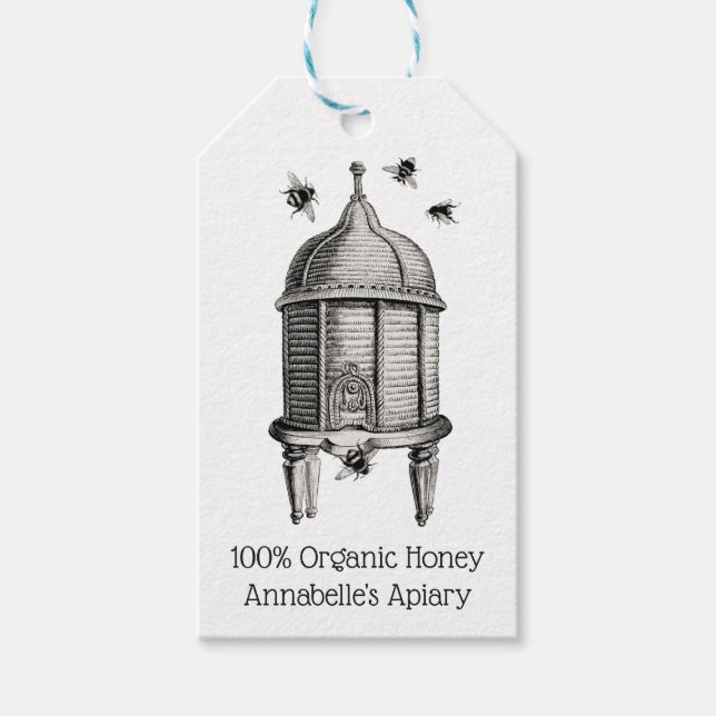 Beehive Personalise Gift Tags (Front)