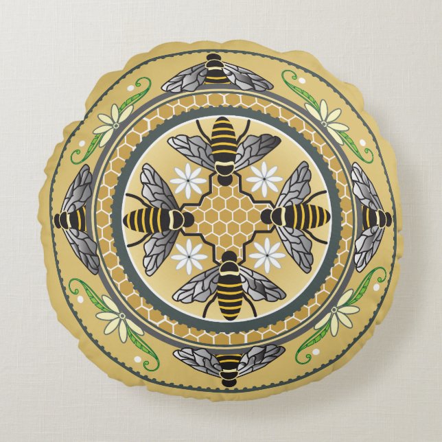 beehive pillow (Front)