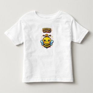 Beeing Myself Bee – Cute Toddler Girl T-Shirt