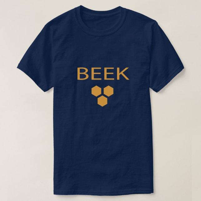 Beek beekeepers with honeycomb symbol T-Shirt (Design Front)