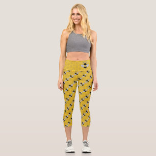 Beek Swarm of Bees Capri Leggings