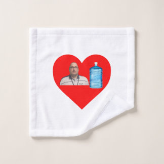 Beeka loves water wash cloth