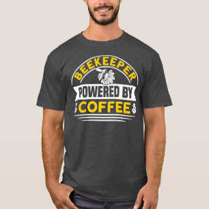 Beekeeper and coffee bee farmer flower fan T-Shirt