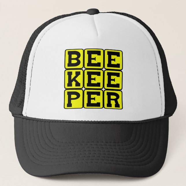 Beekeeper, Apiarist Profession Trucker Hat (Front)