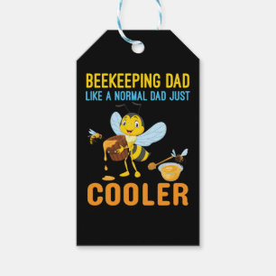 Beekeeper Art BeeKeeping Dad Gift Tags