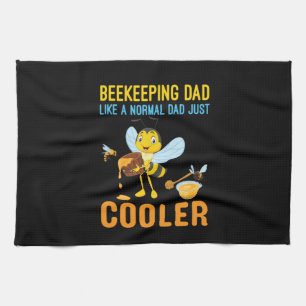 Beekeeper Art BeeKeeping Dad Tea Towel