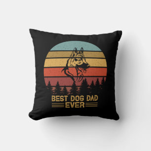 Beekeeper Art Best Dog Dad Ever Cushion