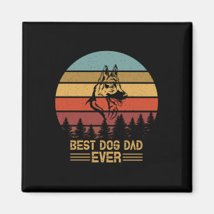 Beekeeper Art Best Dog Dad Ever Magnet
