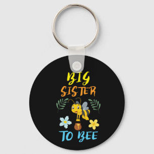 Beekeeper Art Big Sister To Bee Key Ring
