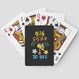 Beekeeper Art Big Sister To Bee Playing Cards