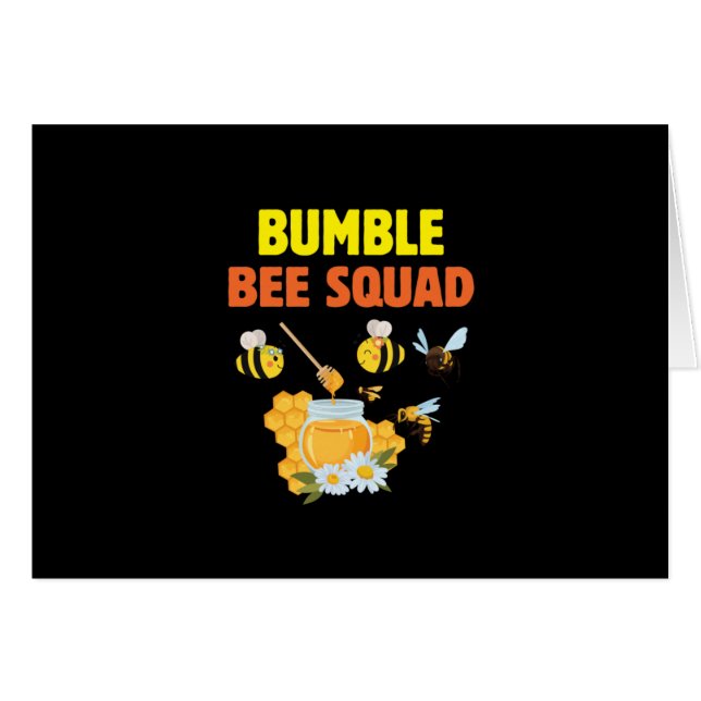 Beekeeper Art Bumble Bee Squad 2 (Front Horizontal)