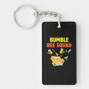 Beekeeper Art Bumble Bee Squad 2 Key Ring