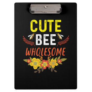 Beekeeper Art Cute Bee Wholesome Clipboard
