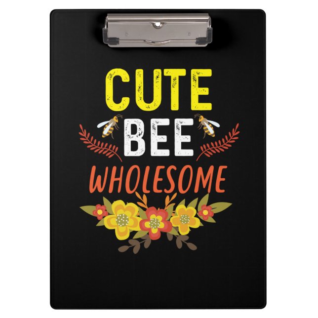 Beekeeper Art Cute Bee Wholesome Clipboard (Front)