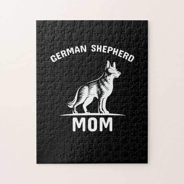 Beekeeper Art German Shepherd Mummy Jigsaw Puzzle (Vertical)
