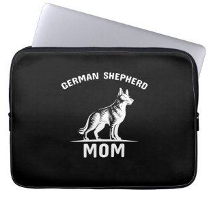 Beekeeper Art German Shepherd Mummy Laptop Sleeve