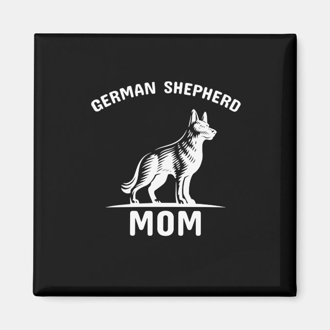 Beekeeper Art German Shepherd Mummy Magnet (Front)