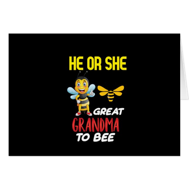 Beekeeper Art Great Grandma To Bee (Front Horizontal)