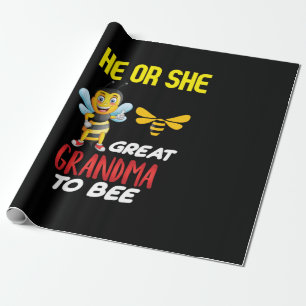 Beekeeper Art Great Grandma To Bee Wrapping Paper