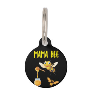 Beekeeper Art Mama Bee Pet Tag
