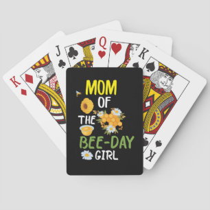 Beekeeper Art Mom Of The Bee-day Girl 2 Playing Cards