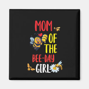 Beekeeper Art Mom Of The Bee-day Girl Magnet
