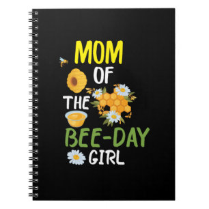 Beekeeper Art Mum Of The Bee-day Girl 2 Notebook