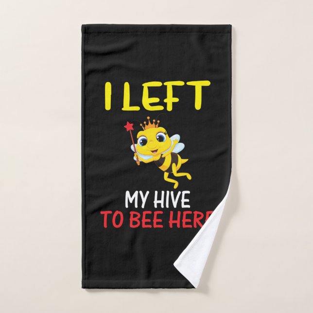 Beekeeper Art My Hive To Bee Here Hand Towel (Hand Towel)