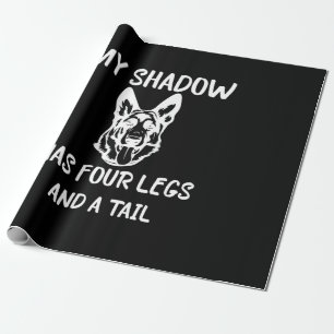 Beekeeper Art My Shadow Has Four Legs Wrapping Paper