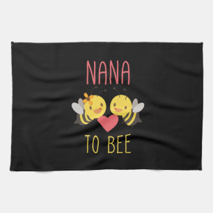 Beekeeper Art Nana To Bee Tea Towel