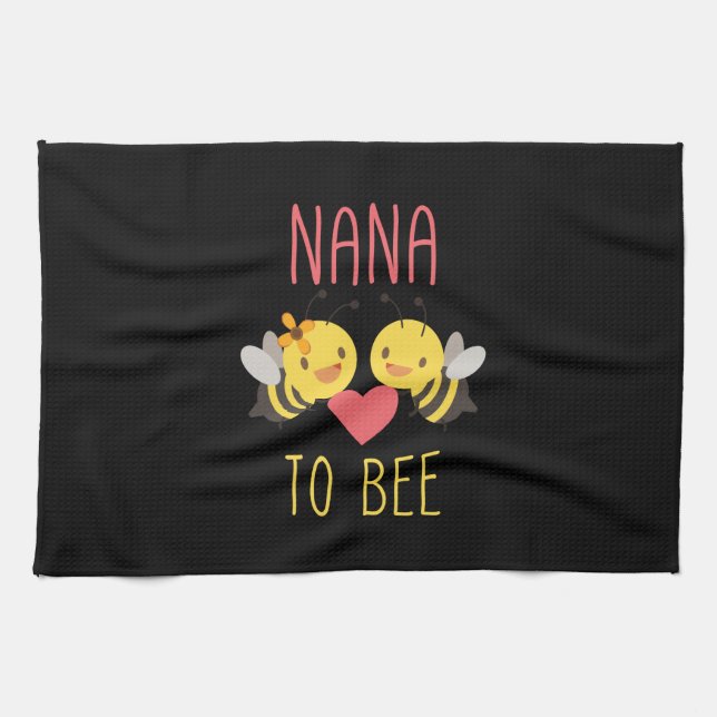 Beekeeper Art Nana To Bee Tea Towel (Horizontal)