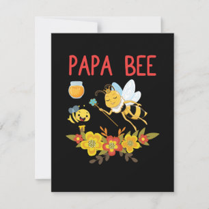 Beekeeper Art Papa Bee 2 Card