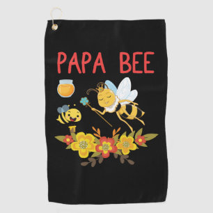 Beekeeper Art Papa Bee 2 Golf Towel