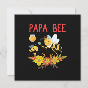 Beekeeper Art Papa Bee 2 Holiday Card