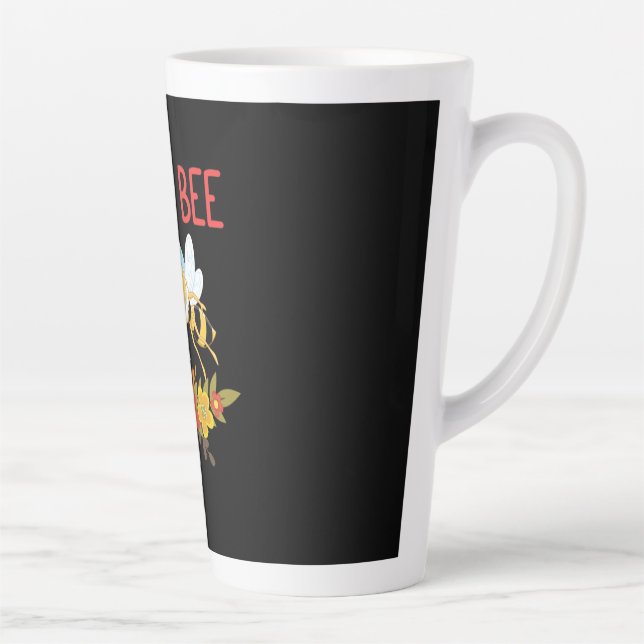 Beekeeper Art Papa Bee 2 Latte Mug (Right)