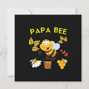 Beekeeper Art Papa Bee Holiday Card