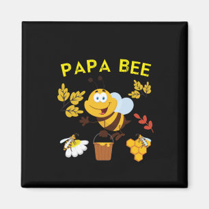 Beekeeper Art Papa Bee Magnet