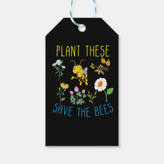 Beekeeper Art Plant These Save The Bees Gift Tags