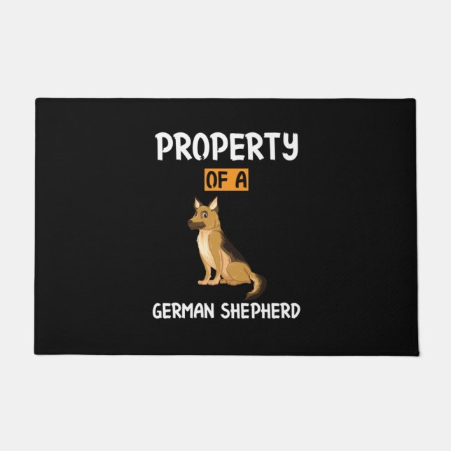 Beekeeper Art Property Of A German Shepherd Doormat (Front)