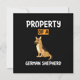 Beekeeper Art Property Of A German Shepherd Holiday Card