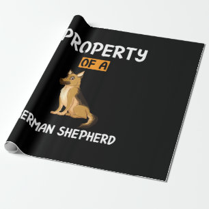 Beekeeper Art Property Of A German Shepherd Wrapping Paper