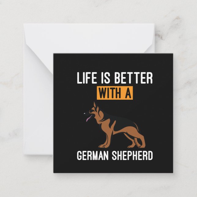 Beekeeper Art With A German Shepherd Card (Front)