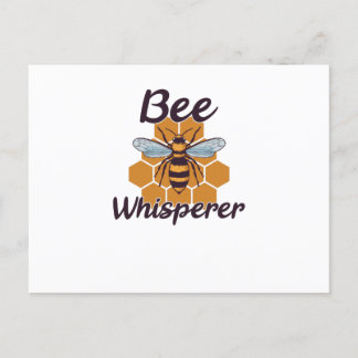 Beekeeper Beekeeping Honey Beehive Postcard