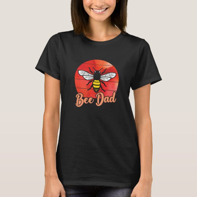 Beekeeper Bees Honey Bee Dad T-Shirt (Front)
