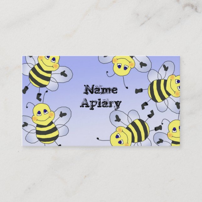 Beekeeper business cards (Front)