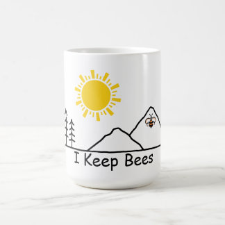 Beekeeper Coffee Mug 15 oz. - I Keep Bees